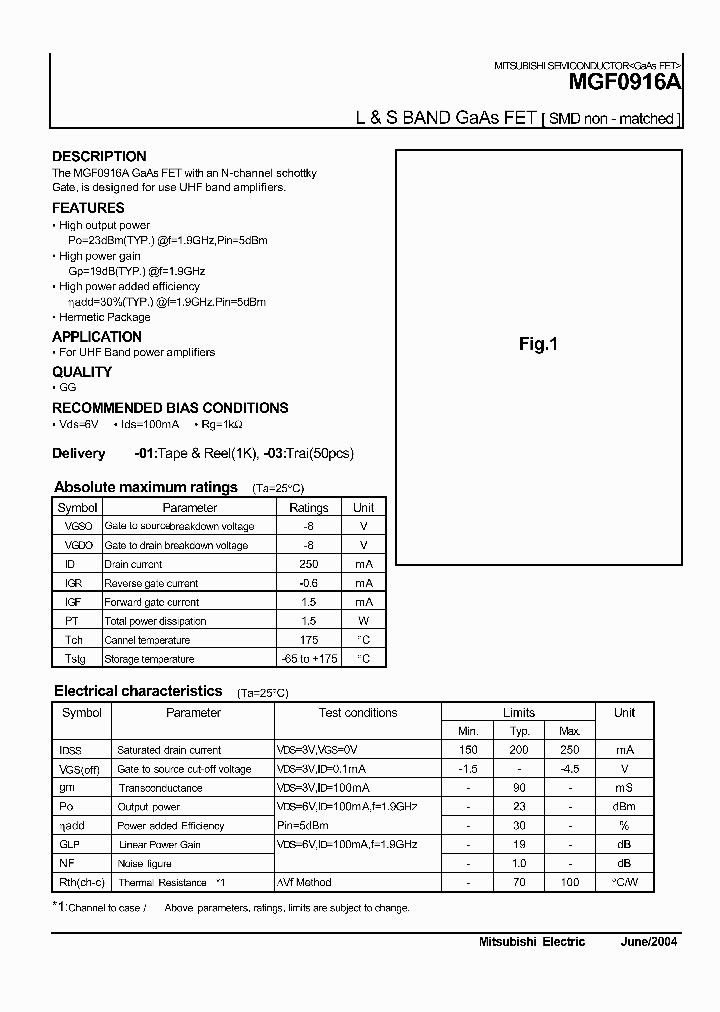 MGF0916A_626631.PDF Datasheet
