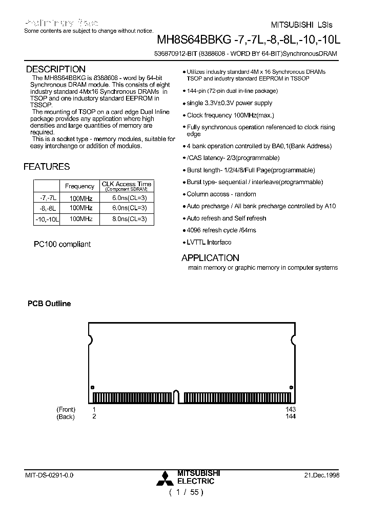 MH8S64BBKG-10_904672.PDF Datasheet