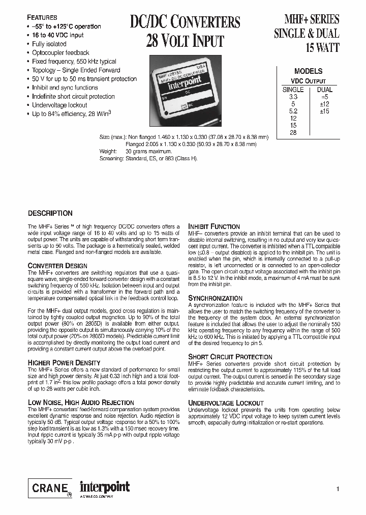 MHF2805SF883_630499.PDF Datasheet