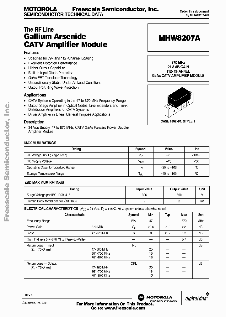 MHW8207A_680314.PDF Datasheet