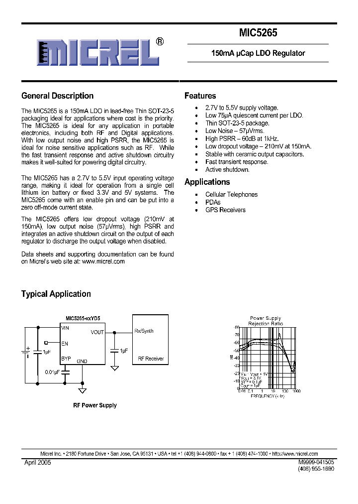 MIC5265_819166.PDF Datasheet