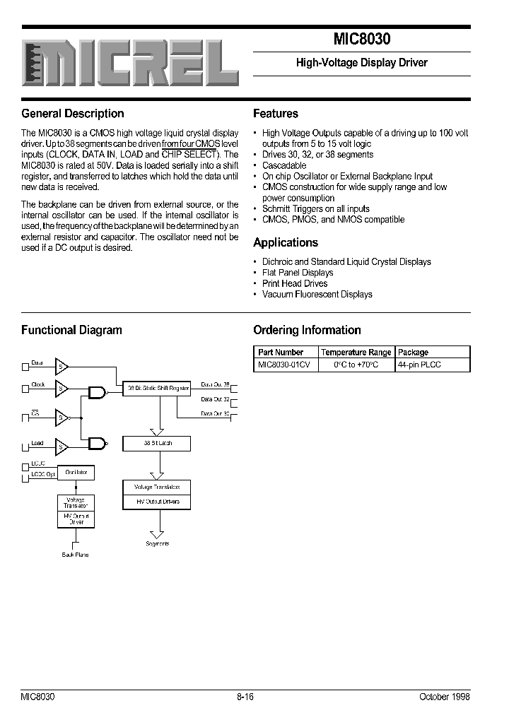 MIC8030_1022649.PDF Datasheet