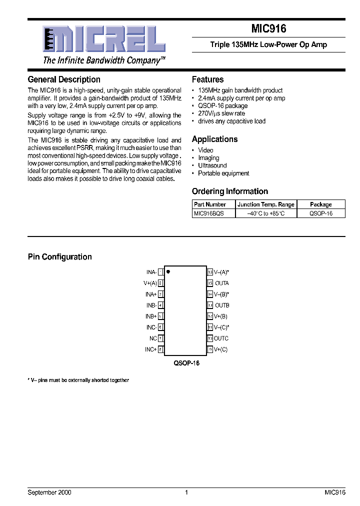 MIC916_622101.PDF Datasheet