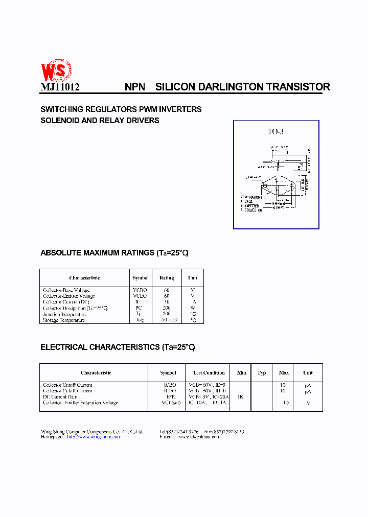 MJ11012_936612.PDF Datasheet