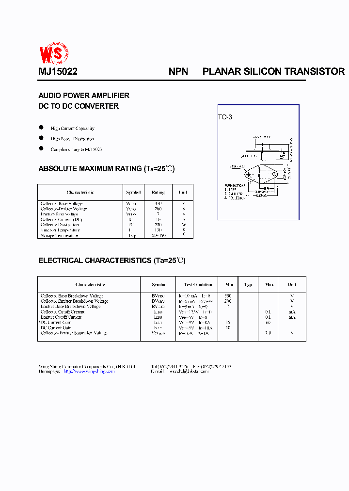 MJ15022_742553.PDF Datasheet