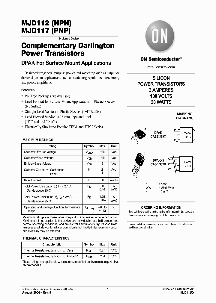 MJD112-001_708285.PDF Datasheet