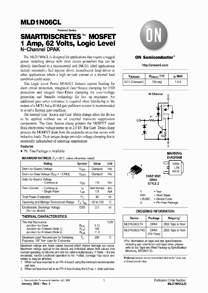 MLD1N06CL_744648.PDF Datasheet