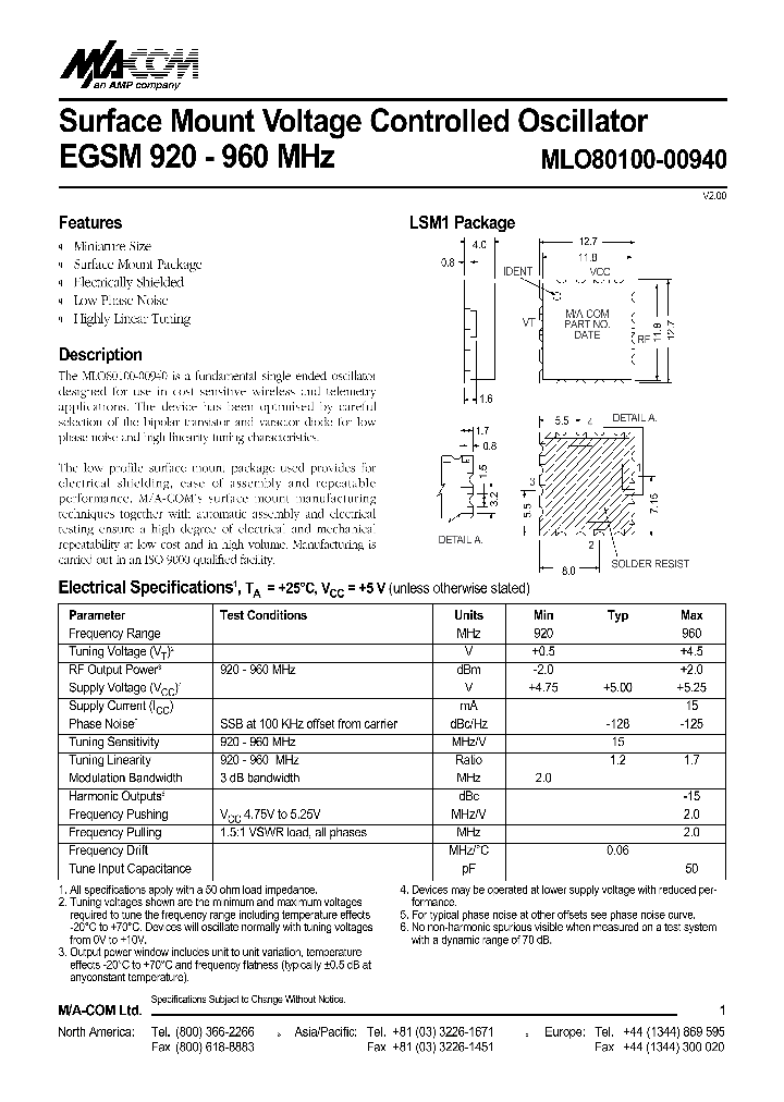 MLO80100_922203.PDF Datasheet