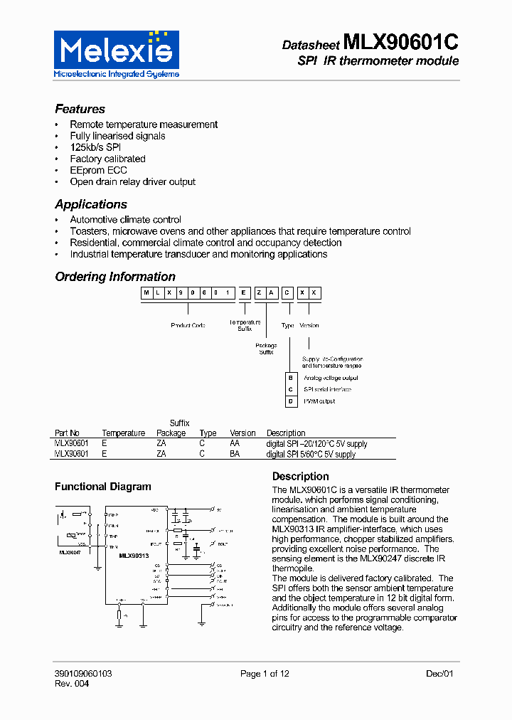 MLX90601C_714241.PDF Datasheet