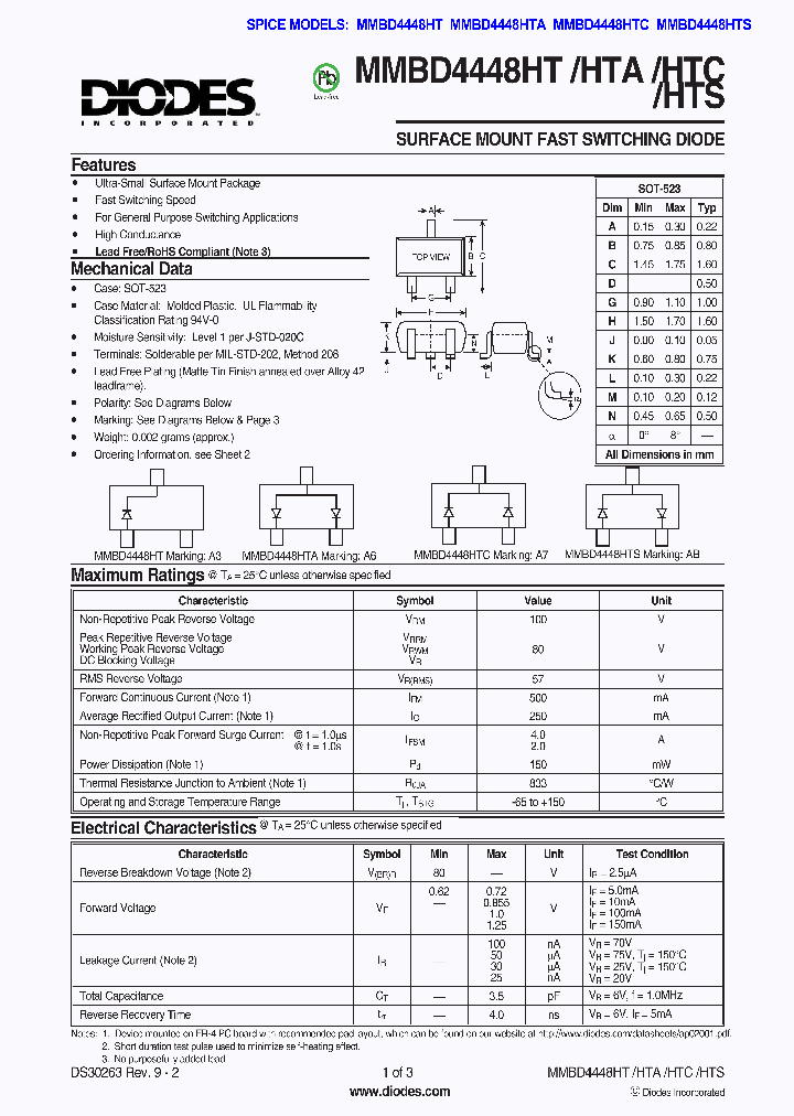 MMBD4448HT1_727192.PDF Datasheet