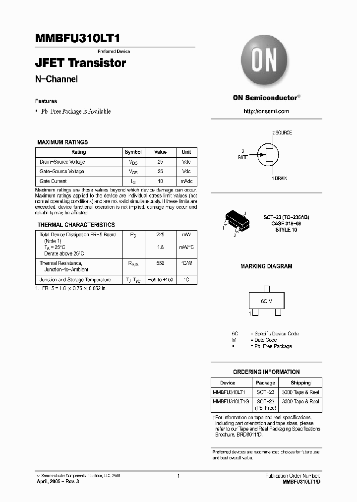 MMBFU310LT105_744818.PDF Datasheet