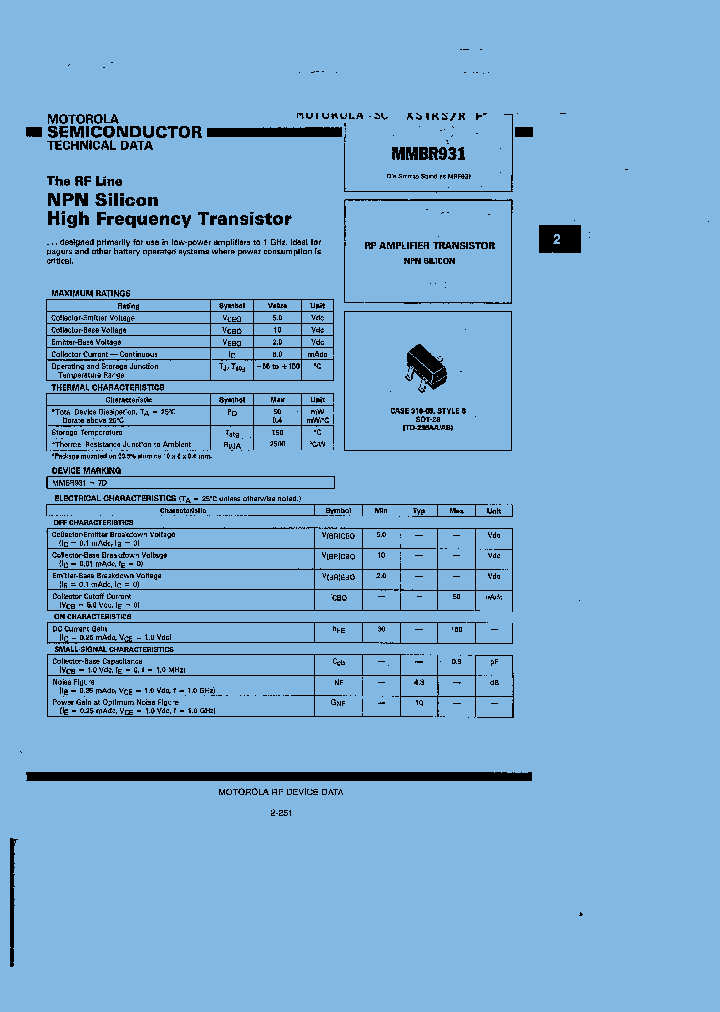MMBR931_1013866.PDF Datasheet
