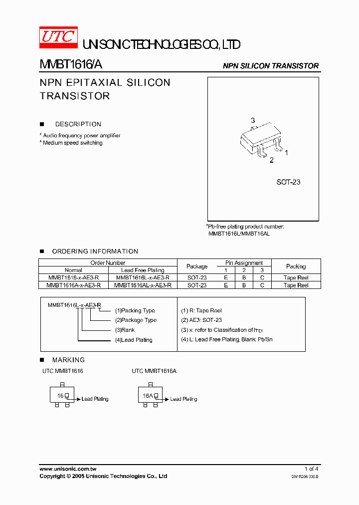 MMBT1616-Y-AE3-R_750629.PDF Datasheet
