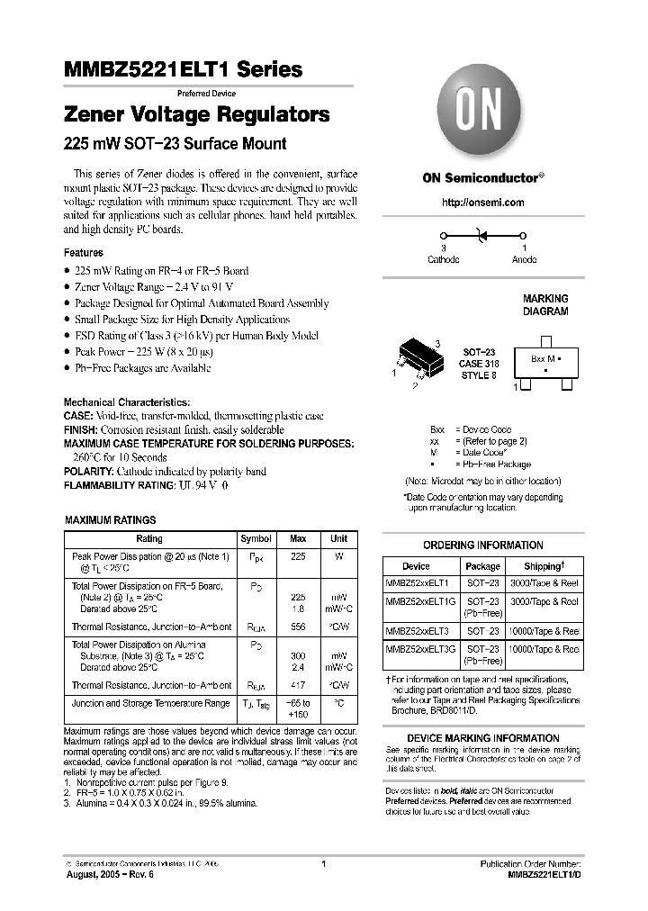 MMBZ52XXELT3G_754293.PDF Datasheet