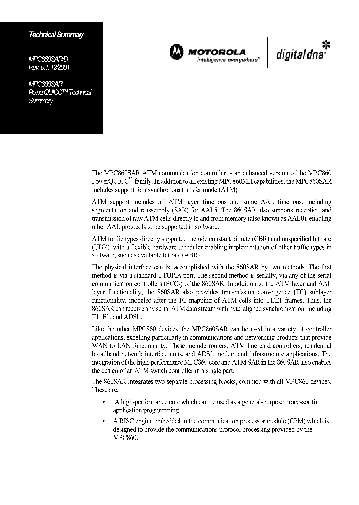 MPC860SRZP50_931182.PDF Datasheet
