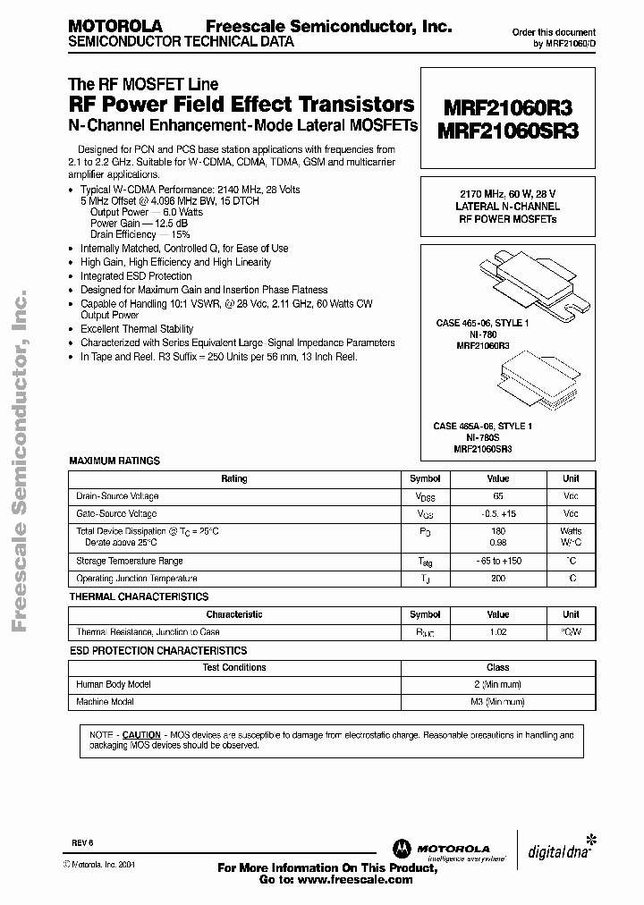 MRF21060R3_850232.PDF Datasheet