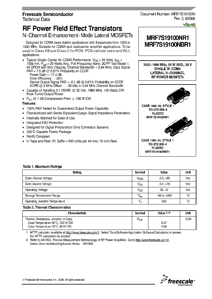 MRF7S19100NBR1_701018.PDF Datasheet