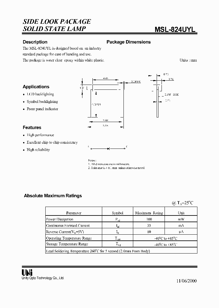 MSL-824UYL_1025057.PDF Datasheet