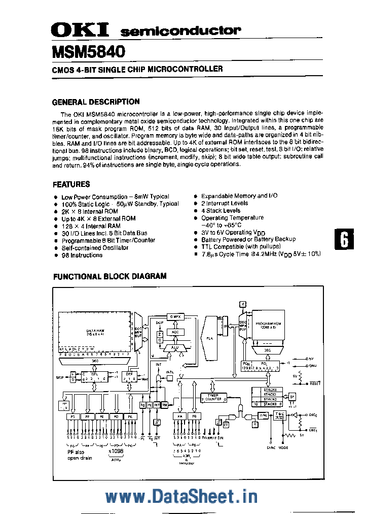 MSM5840_1018856.PDF Datasheet