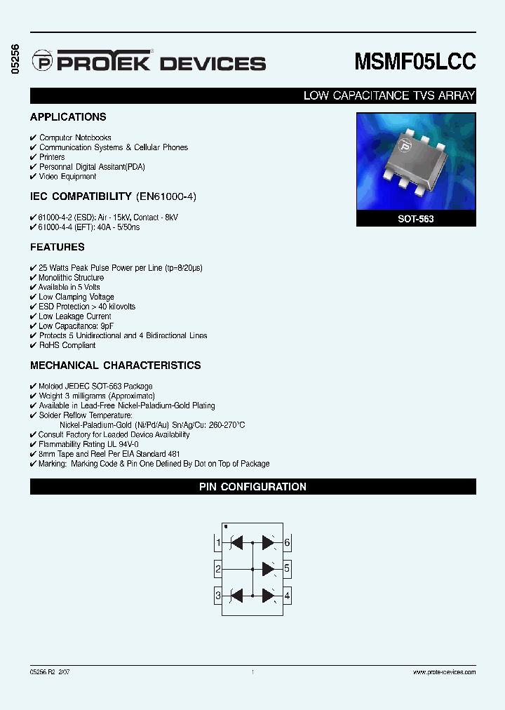 MSMF05LCC_733925.PDF Datasheet