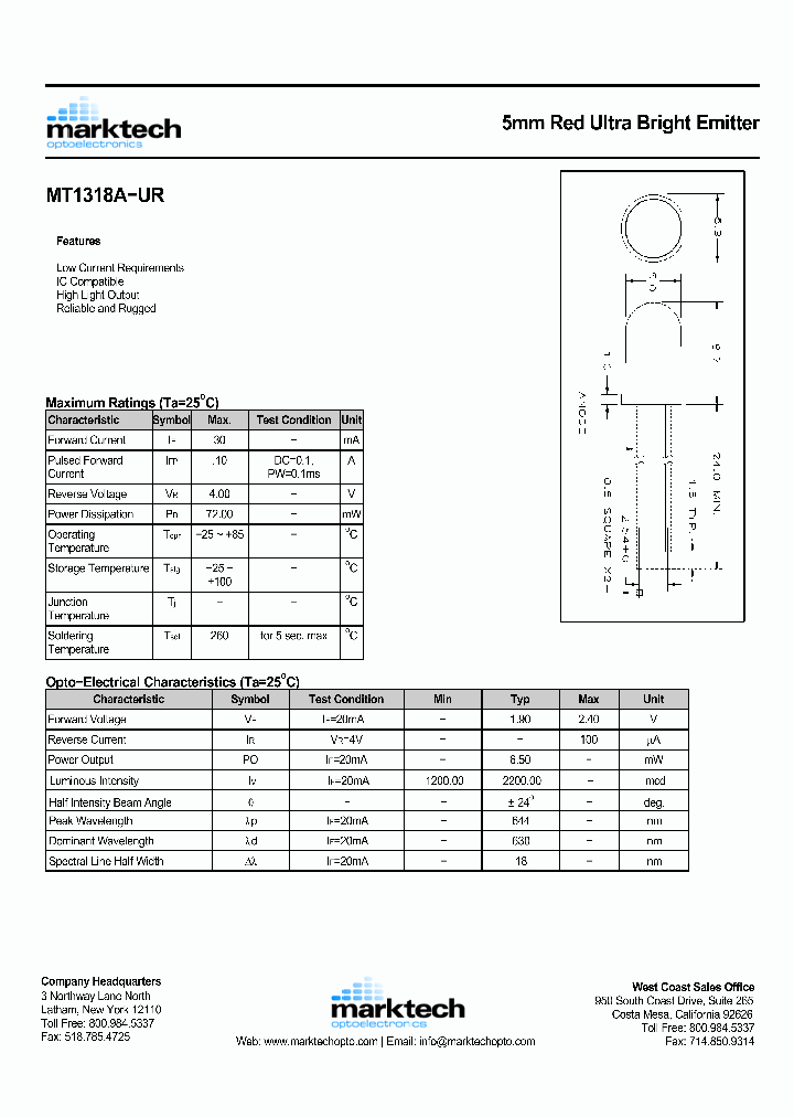 MT1318A-UR_1020376.PDF Datasheet