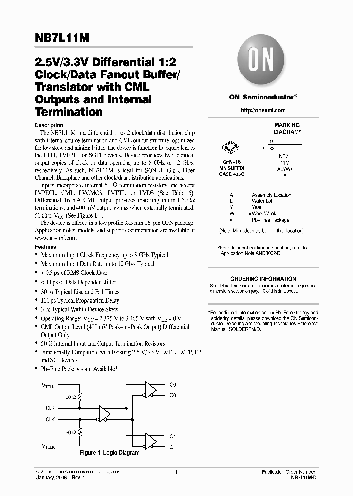 NB7L11MMN_755718.PDF Datasheet