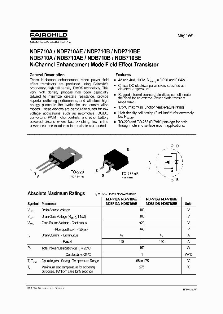 NDB710A_793288.PDF Datasheet