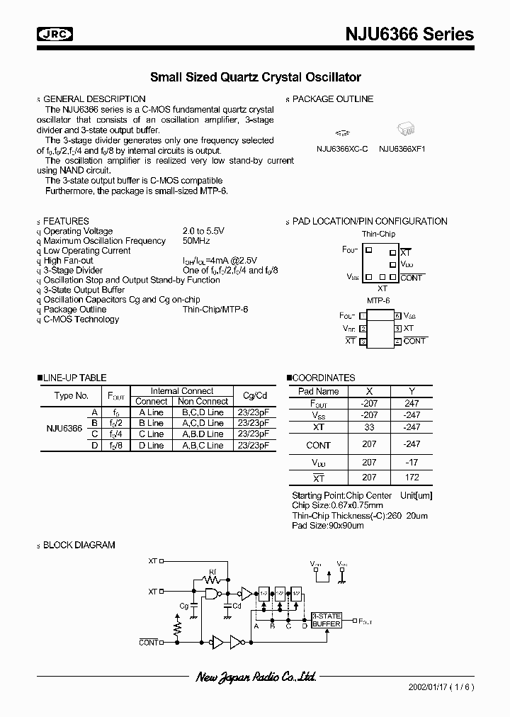 NJU6366_667248.PDF Datasheet