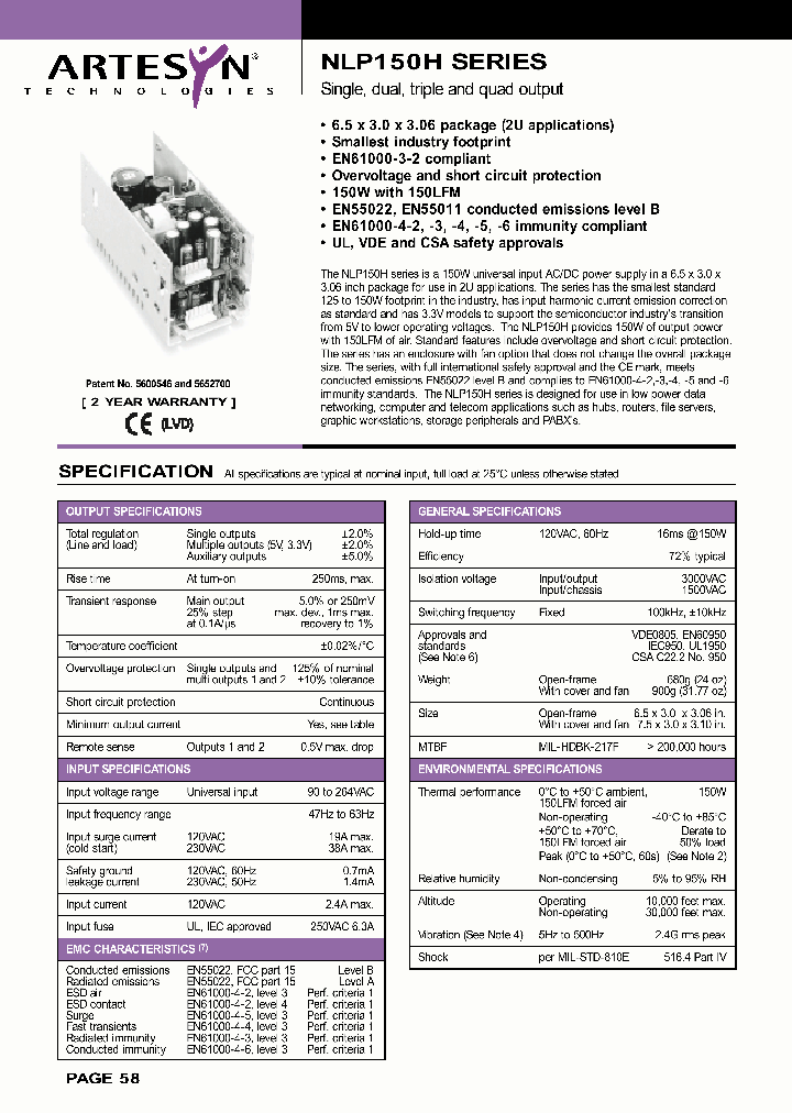 NLP150H-9610_654852.PDF Datasheet
