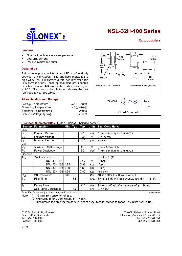 NSL-32H-101_617370.PDF Datasheet