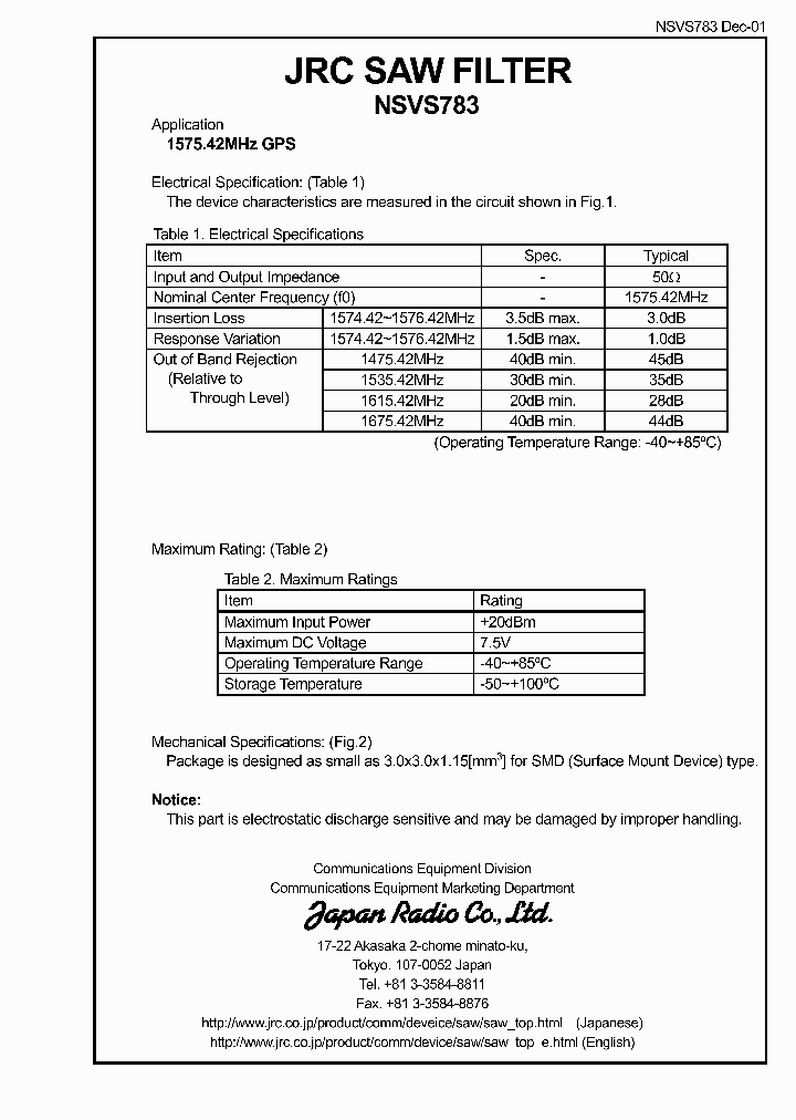 NSVS783_683588.PDF Datasheet