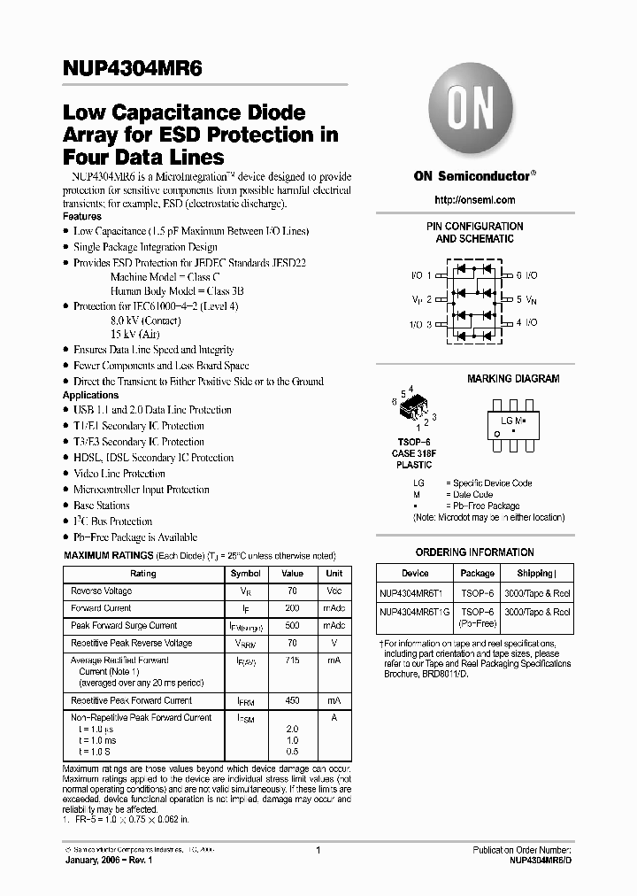 NUP4304MR6T1_708645.PDF Datasheet