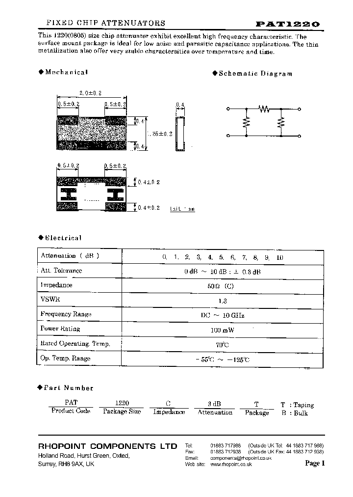 PAT1220C10DBB_678114.PDF Datasheet