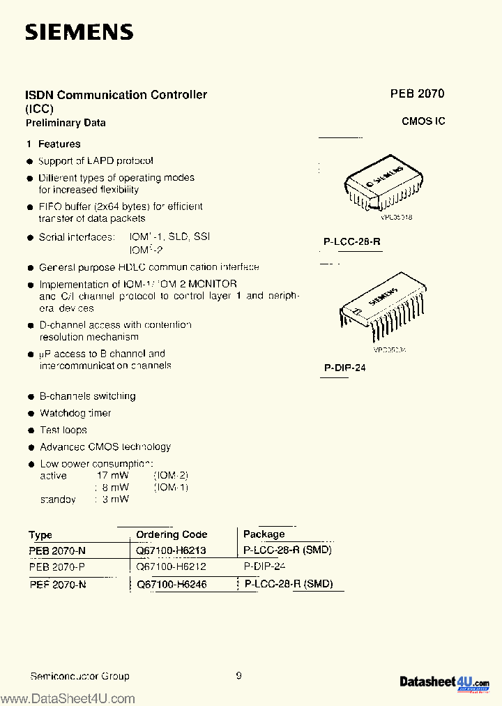 PEB2070_857603.PDF Datasheet
