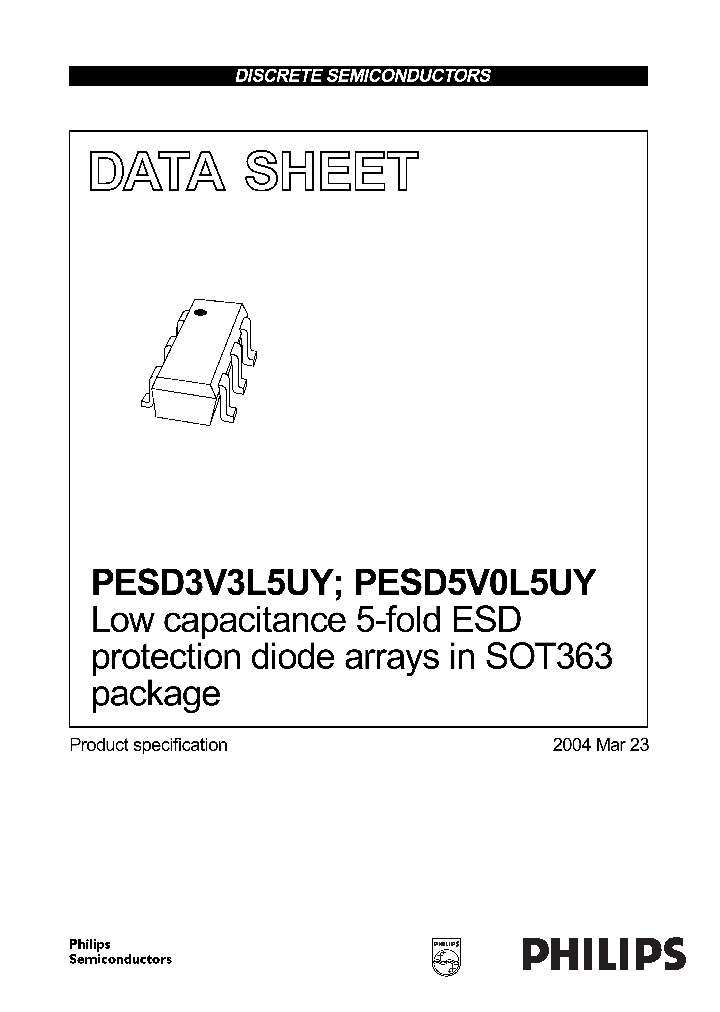 PESD5V0L5UY_931334.PDF Datasheet