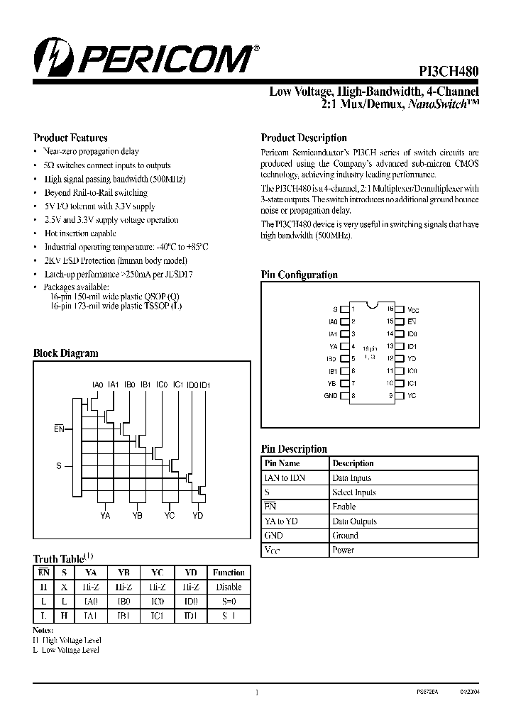 PI3CH480_622019.PDF Datasheet