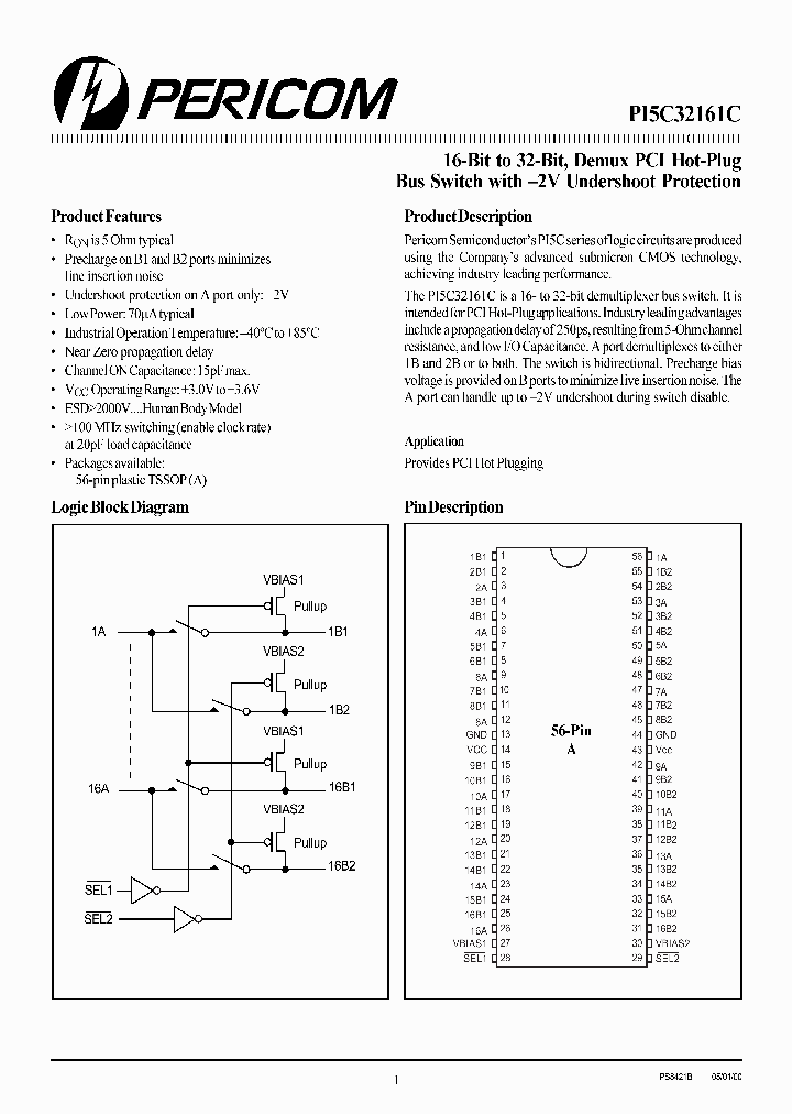PI5C32161CA_826264.PDF Datasheet
