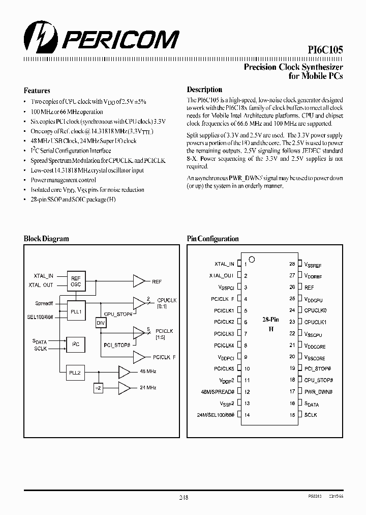 PI6C105_1019926.PDF Datasheet