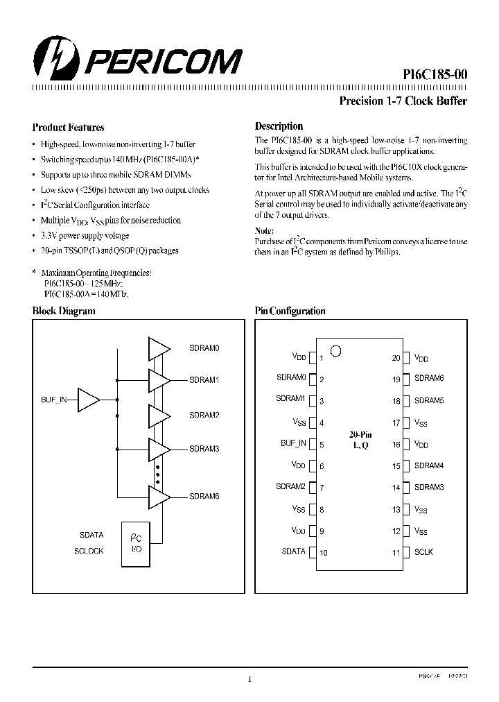 PI6C185-00_1019902.PDF Datasheet