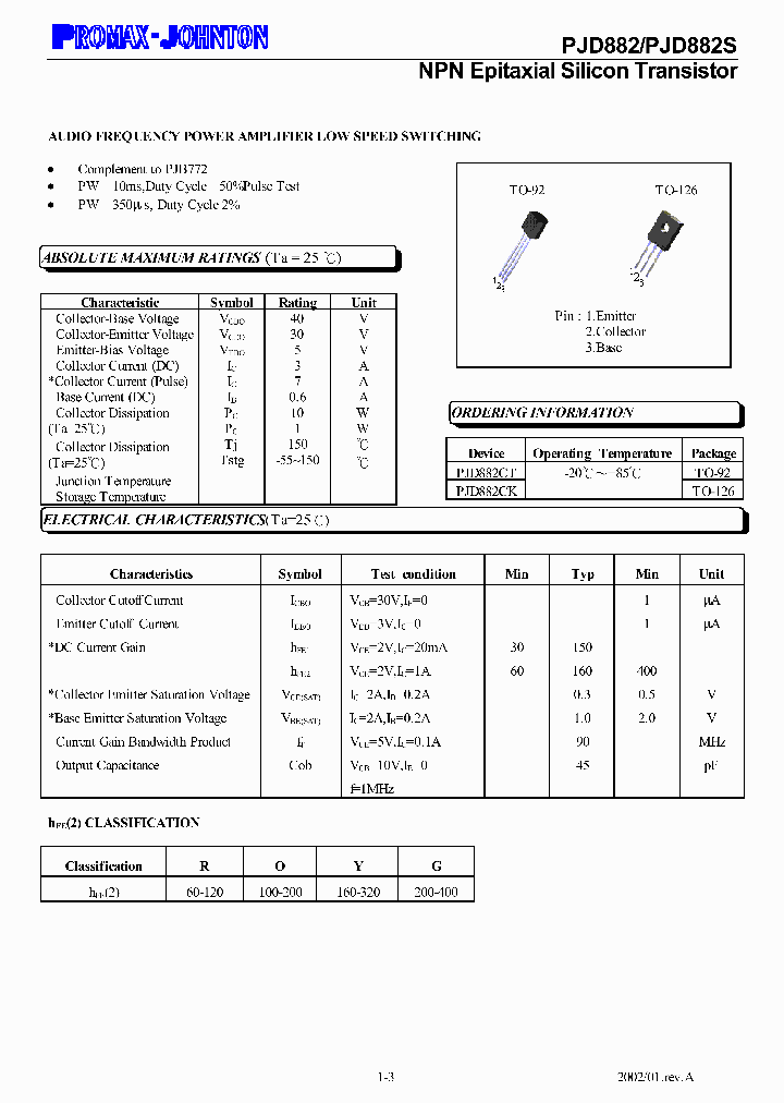 PJD882CT_896875.PDF Datasheet