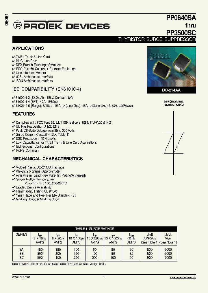 PP0800SB-LF-T_729460.PDF Datasheet