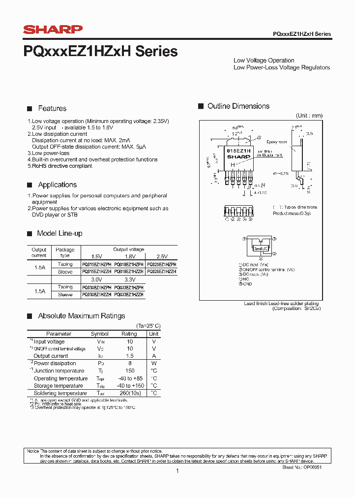 PQ025EZ1HZPH_948657.PDF Datasheet
