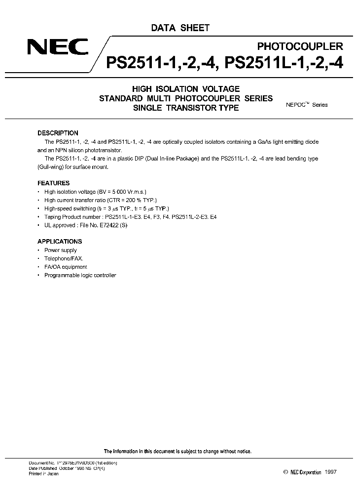 PS2511-1_923449.PDF Datasheet