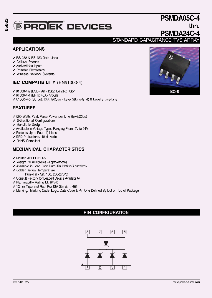 PSMDA15C-4-T7_729289.PDF Datasheet