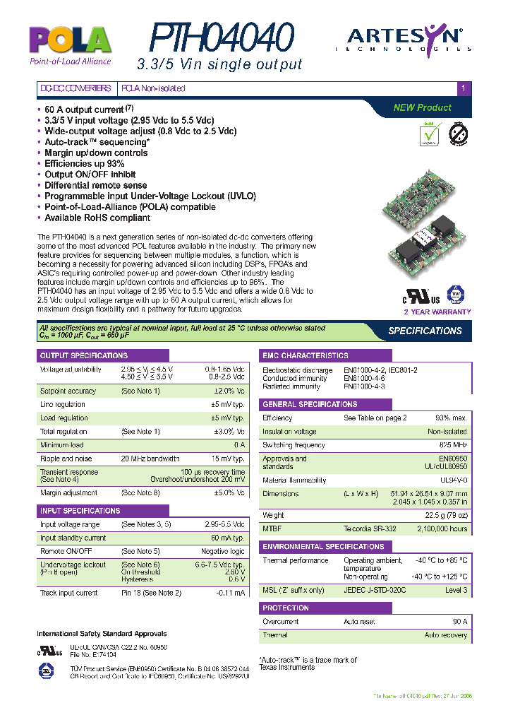 PTH04040WAS_672844.PDF Datasheet