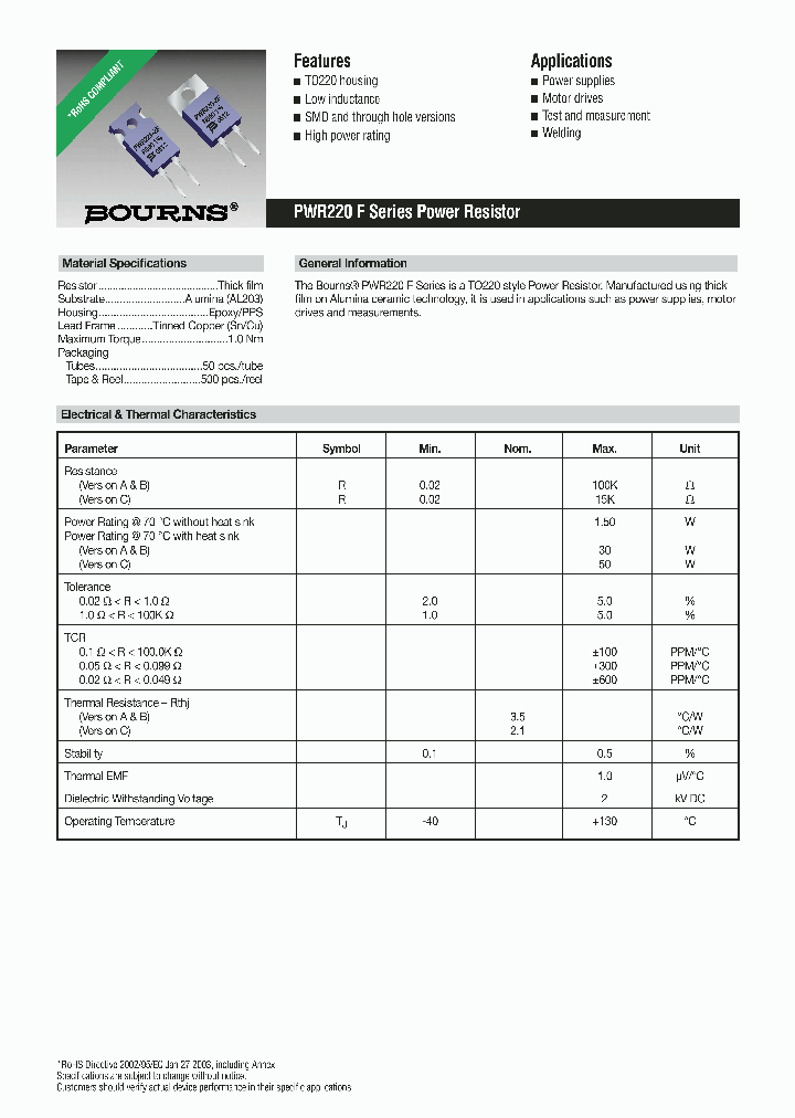 PWR220-2FAR0400J_695004.PDF Datasheet