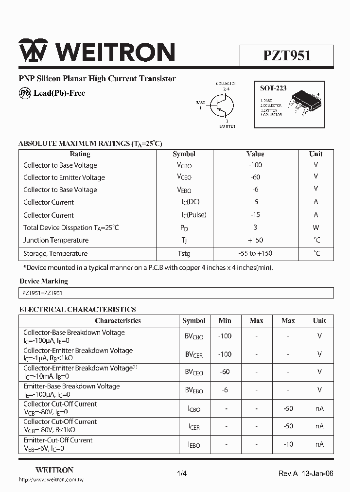 PZT951_658801.PDF Datasheet