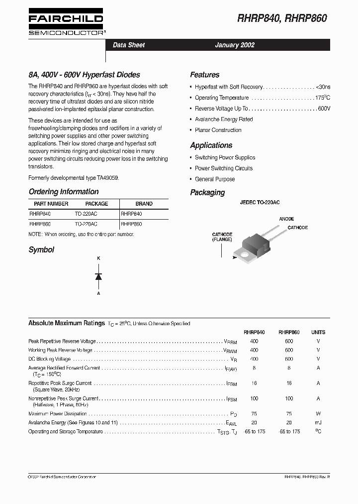 RHRP860_799292.PDF Datasheet