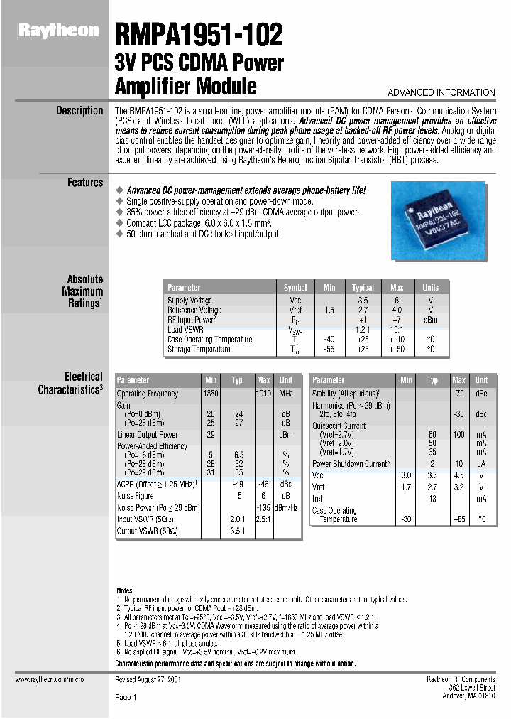RMPA1951-102_1022377.PDF Datasheet