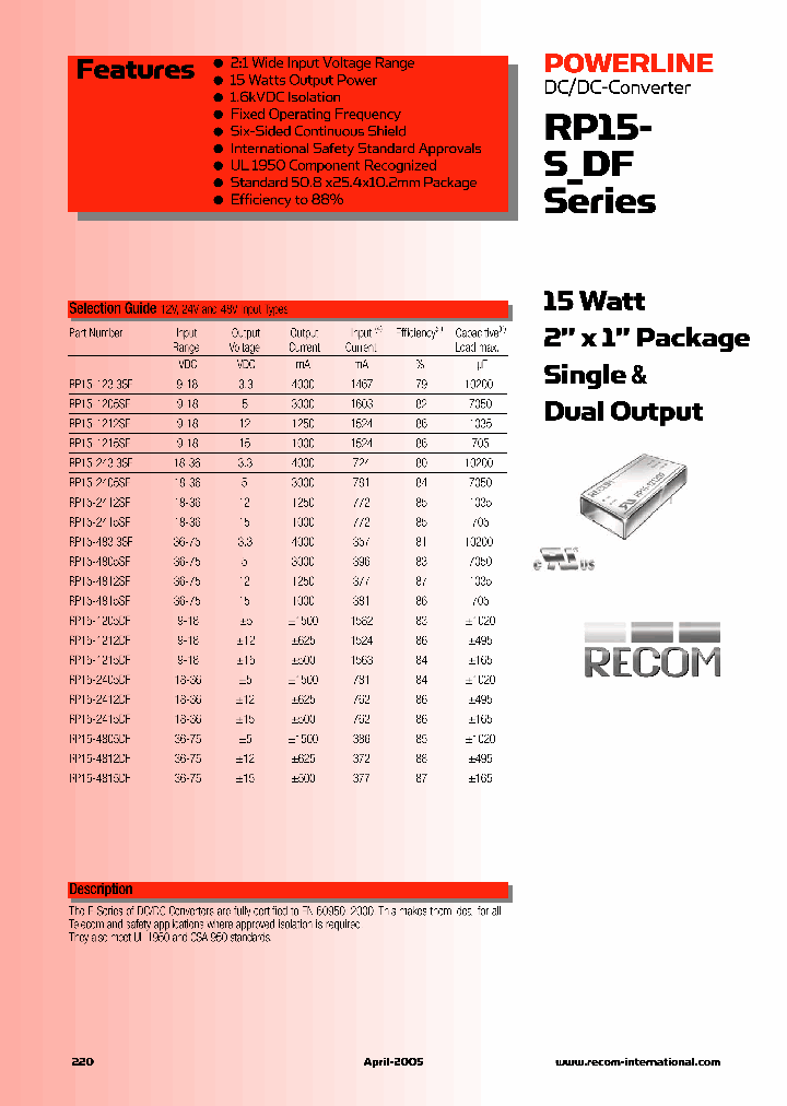 RP15-2415SF_744798.PDF Datasheet
